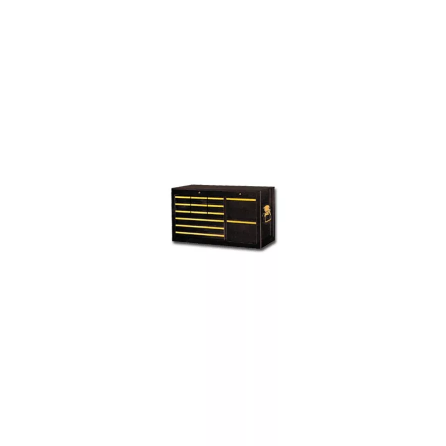 14-Drawer Top Chest - Black / Gold - 41 In W