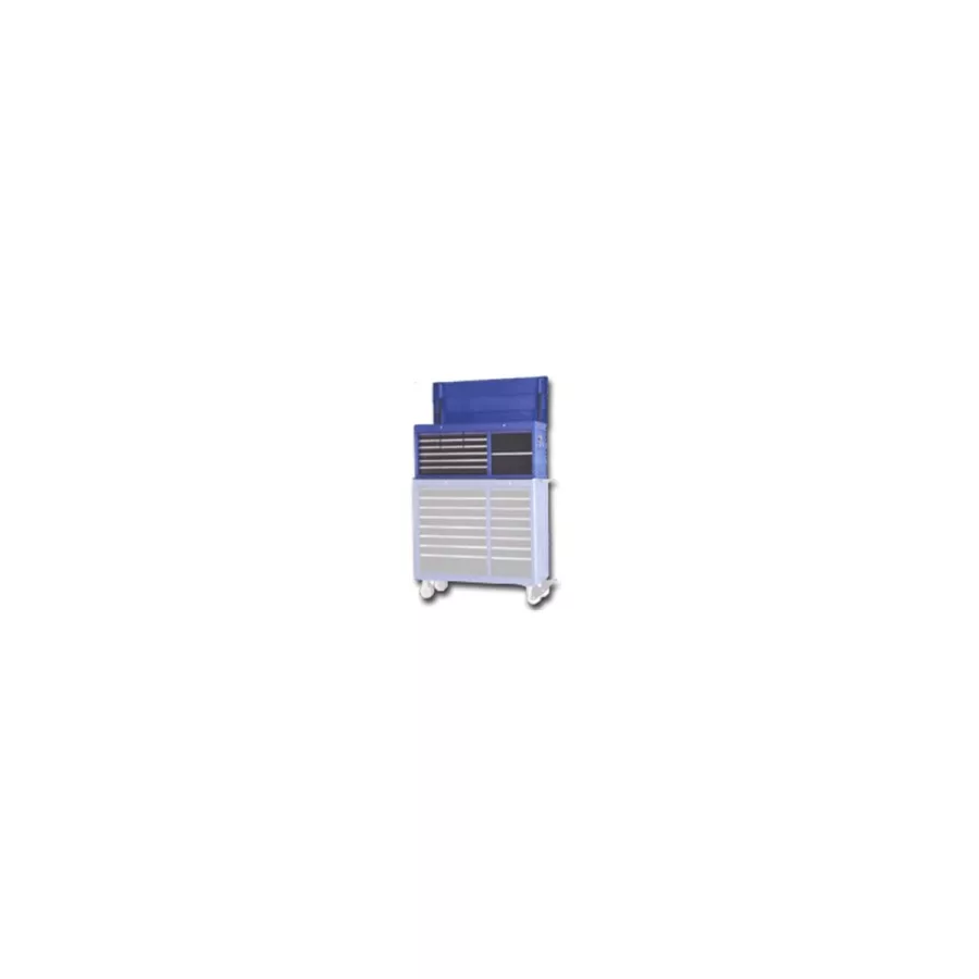 14-Drawer Top Chest - Blue / Black - 41 In W