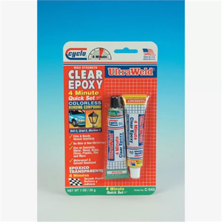 Clear Epoxy 4 min 1oz 12pk
