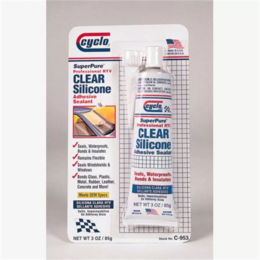 Clear RTV Sealant 3oz 12pk