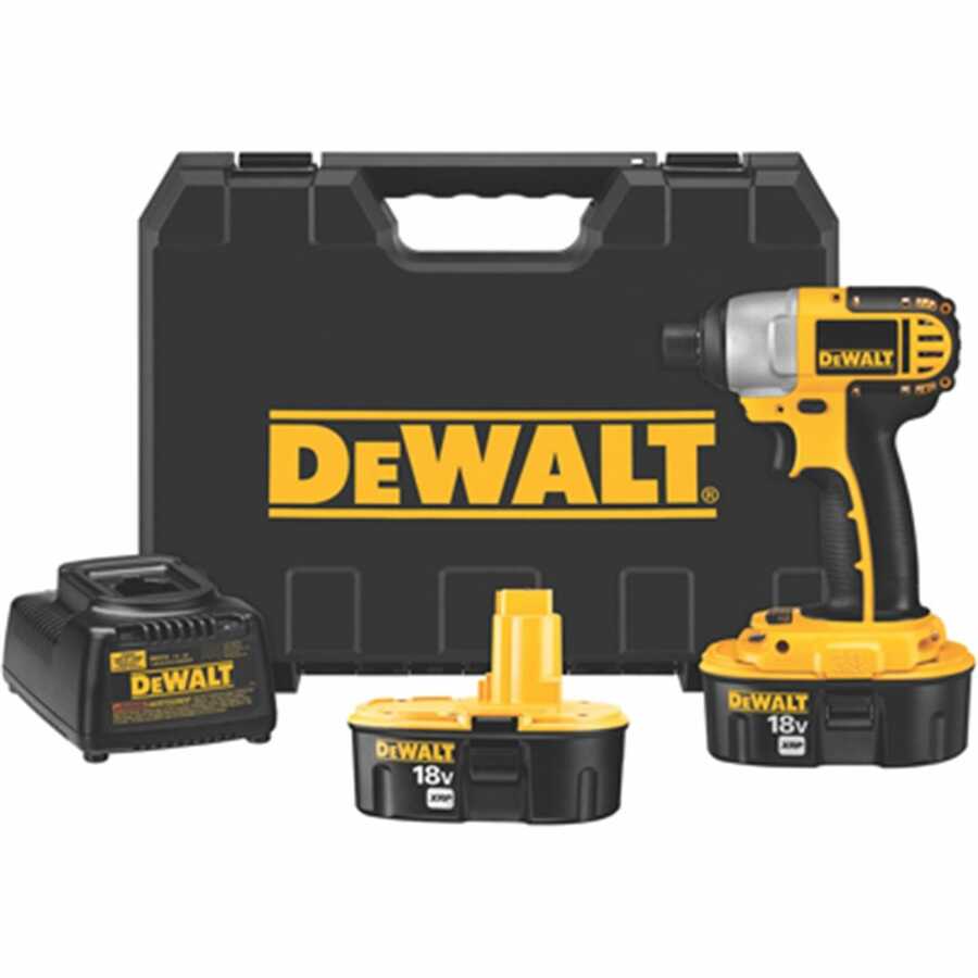 DeWALT DC825KA 1/4 In 18V Cordless XRP Impact Driver Kit