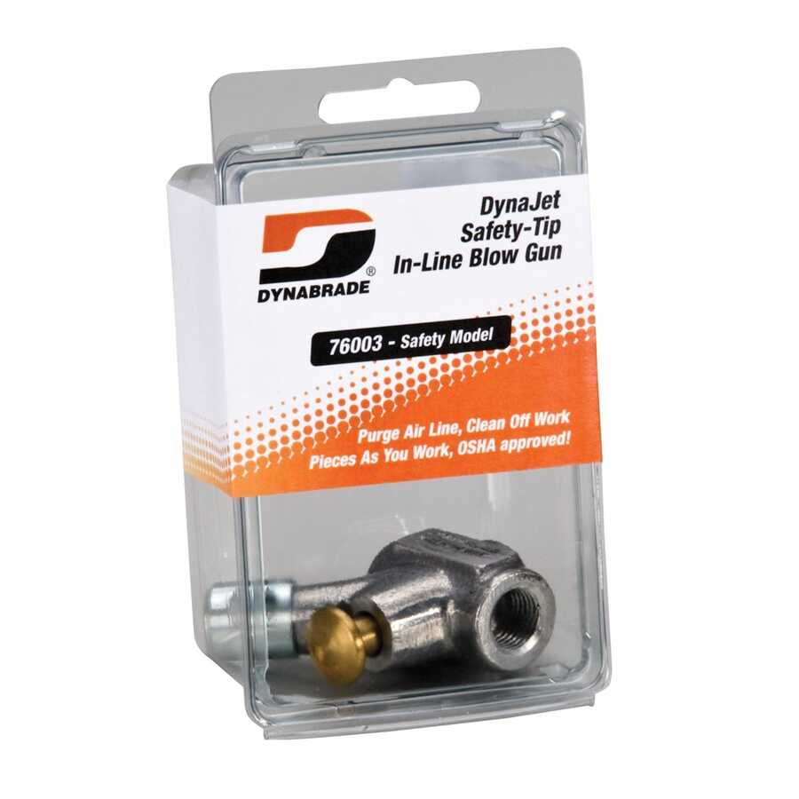 Safety-Tip In-Line Blow Gun (in clear pkg.)