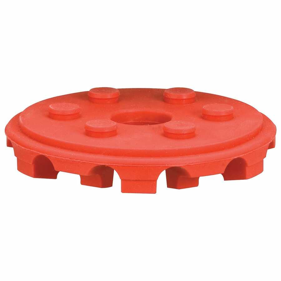 4" (102 mm) Dia. RED-TRED Eraser Disc Flange Mount