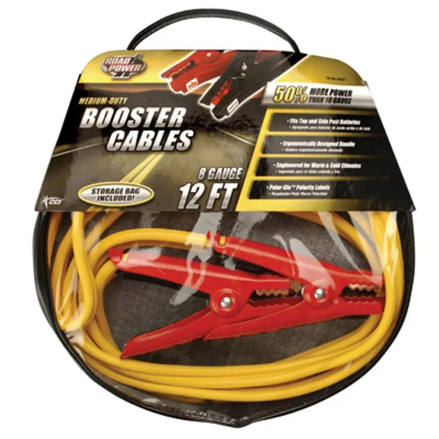 (image for) Booster Cable 12' 8GA Polarglo