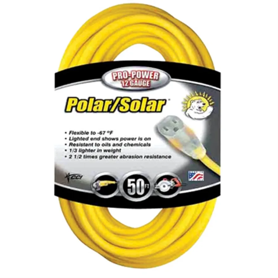 (image for) 100 Foot Extension Cord Yellow