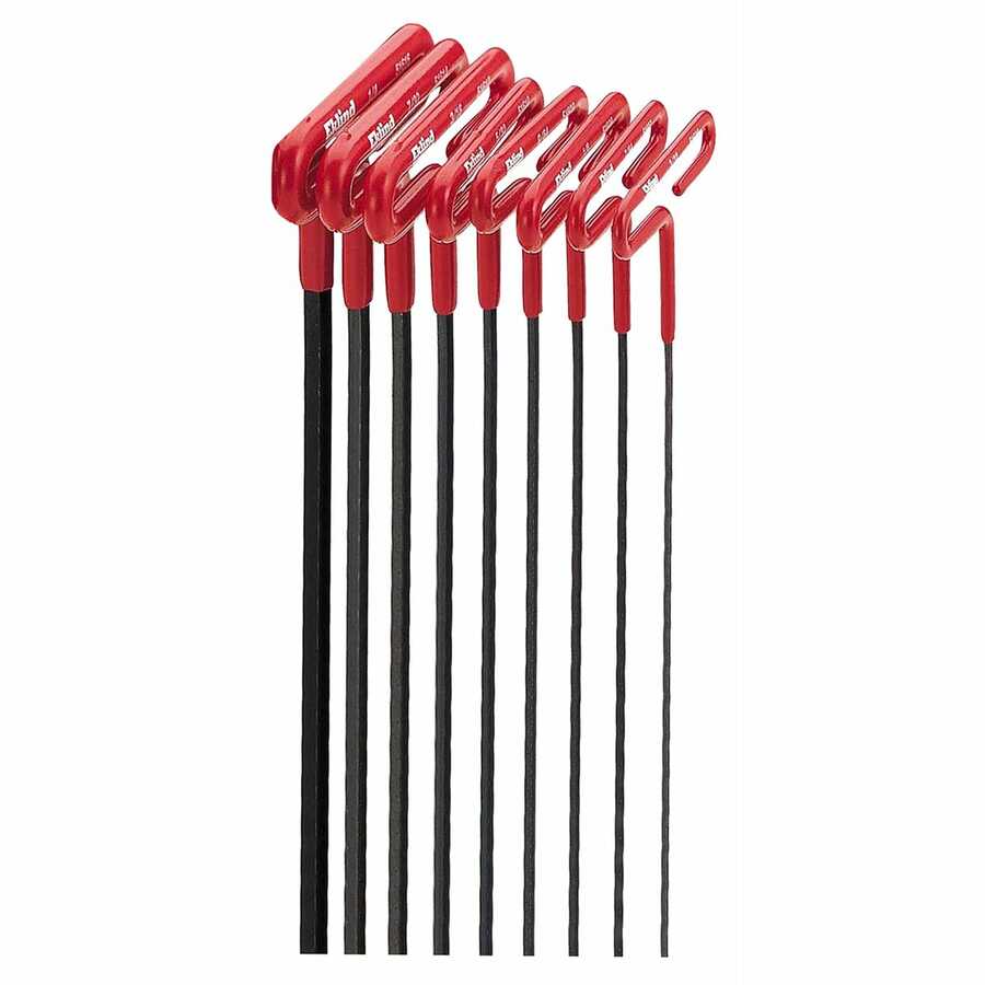 Alloy Steel 5/8 in Hex Size Hex Key Straight End 248 mm Blade Length Eklind Tool Company 15240 Long L Shape 