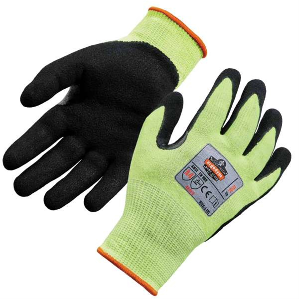 7041 L Lime Nitrile-Coated Level 4 Cut Gloves