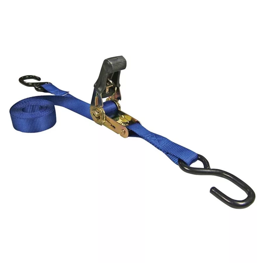 1" x 10' Ratchet Strap, 4 Pack, Soft Grip