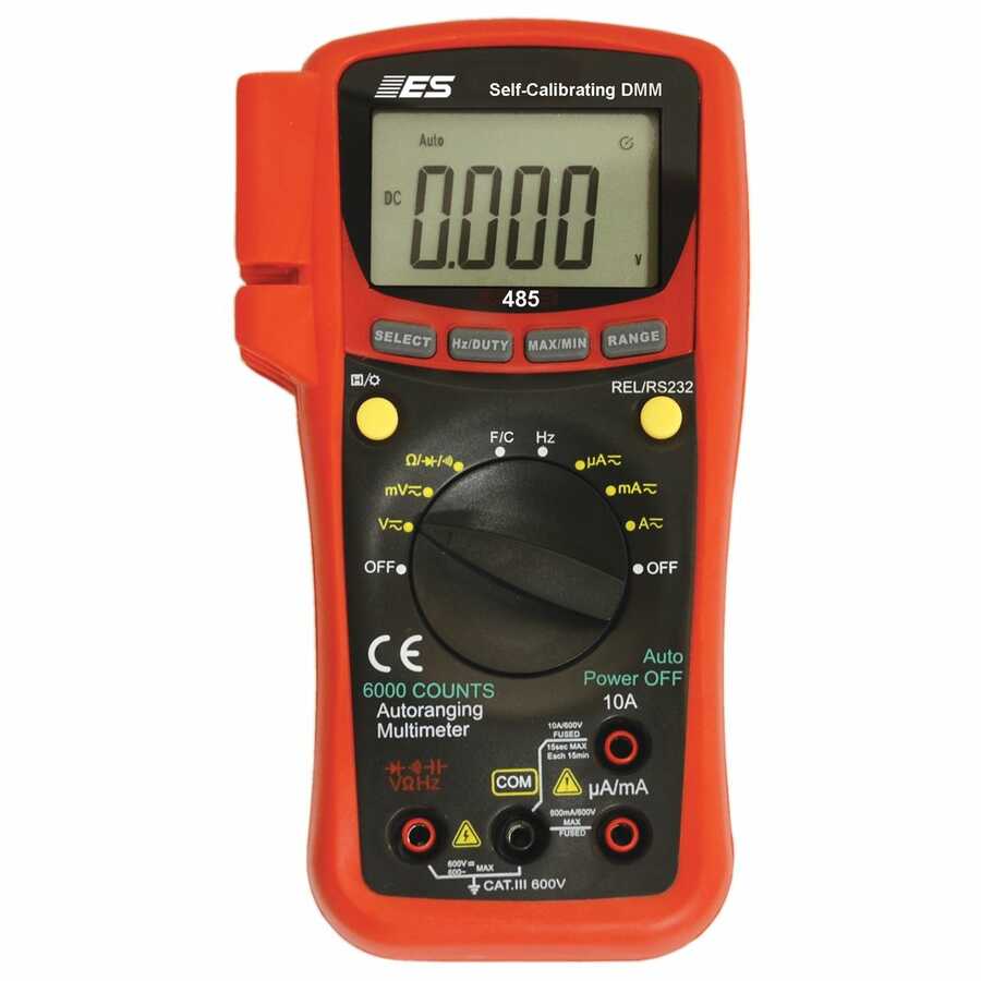 Self Calibrating True RMS DMM Multimeter