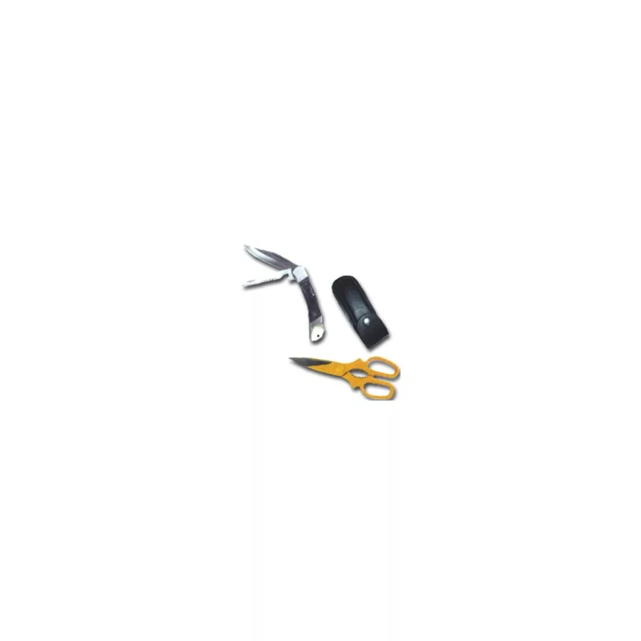 Trailmaster Lockback Pocket Saw & Game Shears