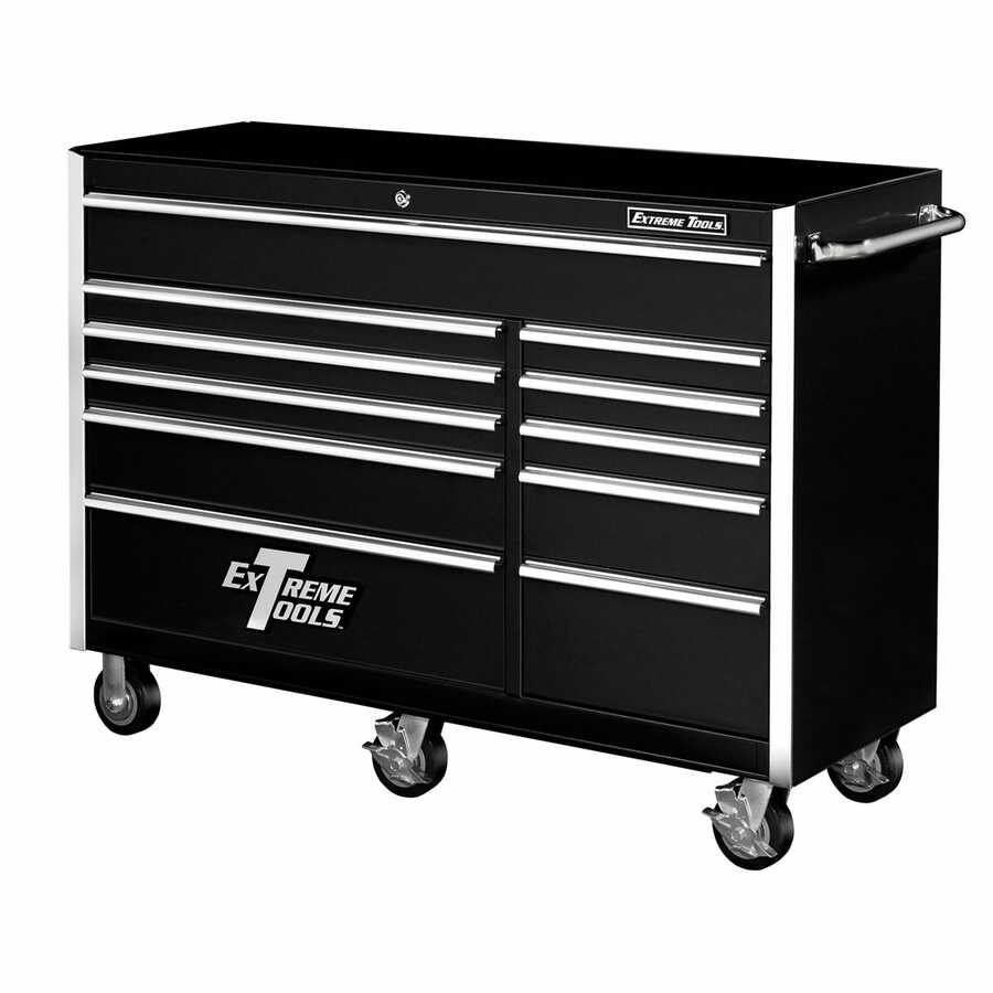 56 In 11 Drawer Professional Roller Cabinet - Black Free Shippin