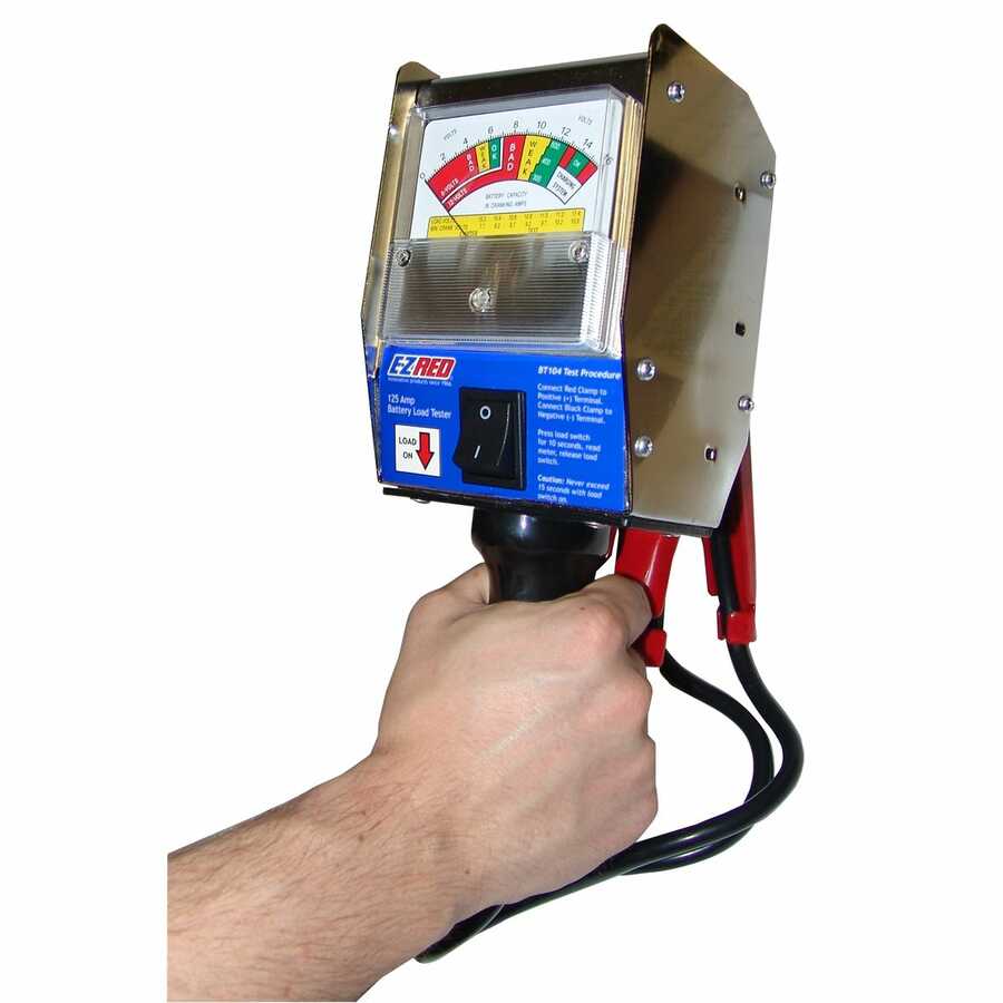 125 amp load tester Pistol grip