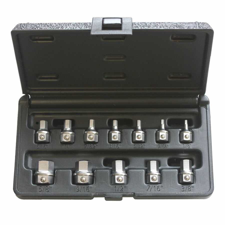 Hex Bit Set SAE Fractional 12 Pc