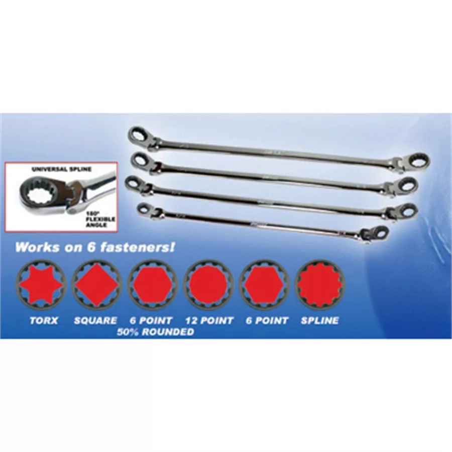 4 Pcs XXL non reversable 4 PCS wrench set 4 Pcs XXL non reversable 4 PCS wrench set