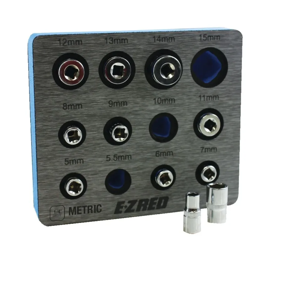 (image for) 1/4 DRIVE MAGNETIC EVA FOAM SOCKET TRAY