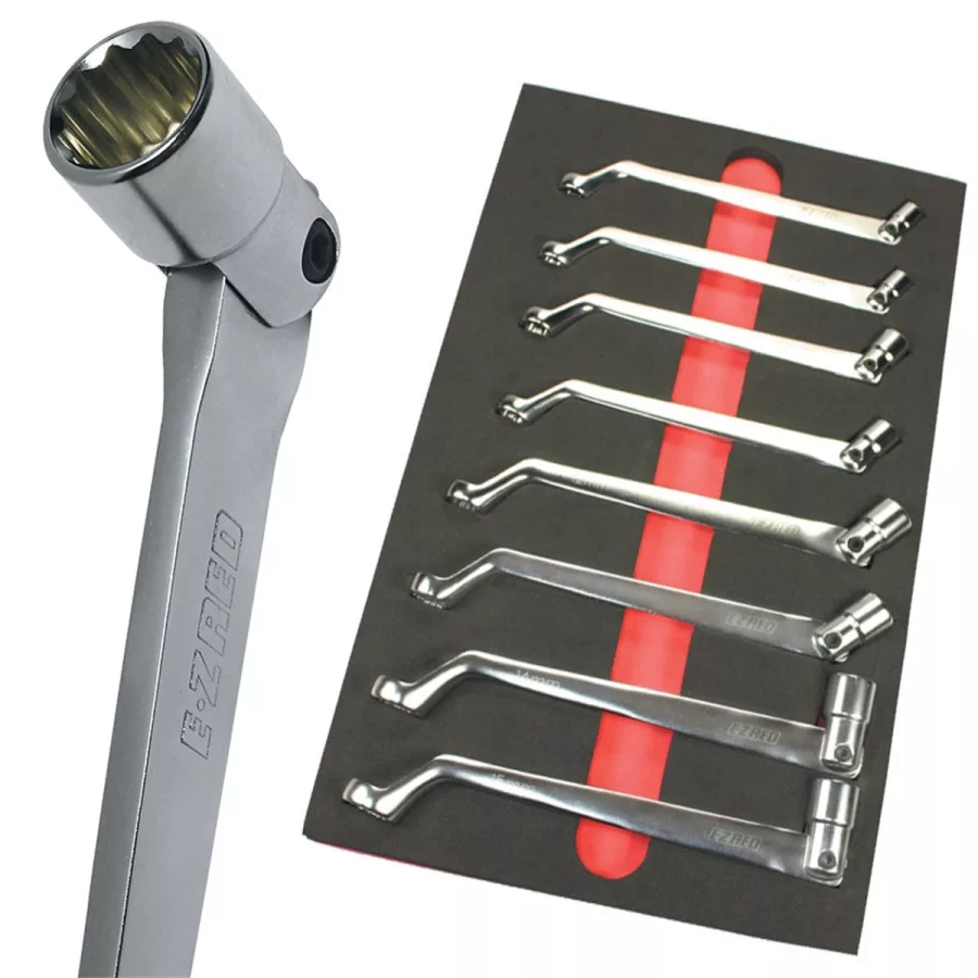 8pc SAE Offset Swivel Socket Wrench Set 8pc SAE Offset Swivel Socket Wrench Set