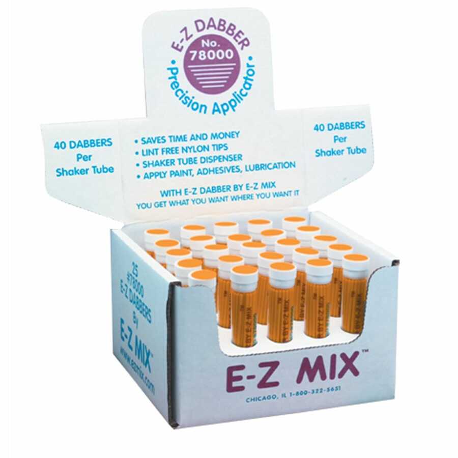Disposable Dabber Counter Display 40/Tube, 25 Tubes/Case