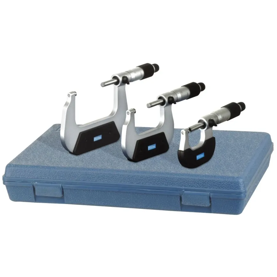 (image for) 0-3" MICROMETER SET, INSULATED FRAME