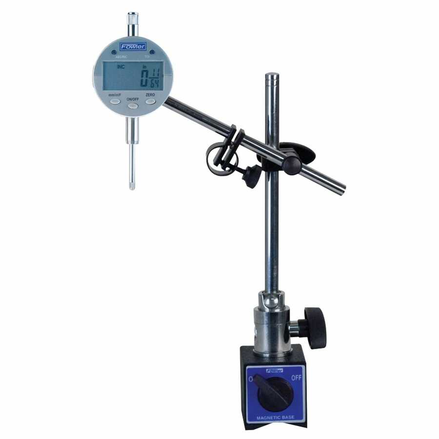 Fowler High Precision | 74-585-250 | Fowler Articulating Mag Base with Indi-X Blue Indicator