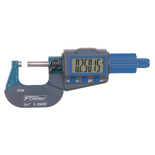 Fowler AutoMic Plus+ Digital Micrometer 0-1IN/0-25MM