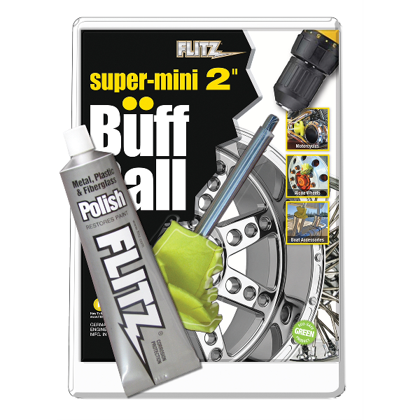 2 Inch Super Mini Buff Ball with Free Flitz Polish