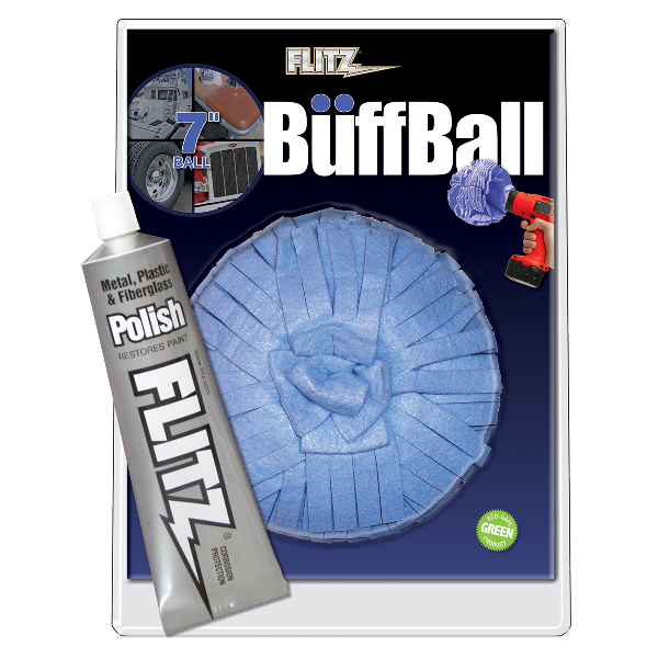 7 Inch X-Large Buff Ball with Free Flitz Polish 1.