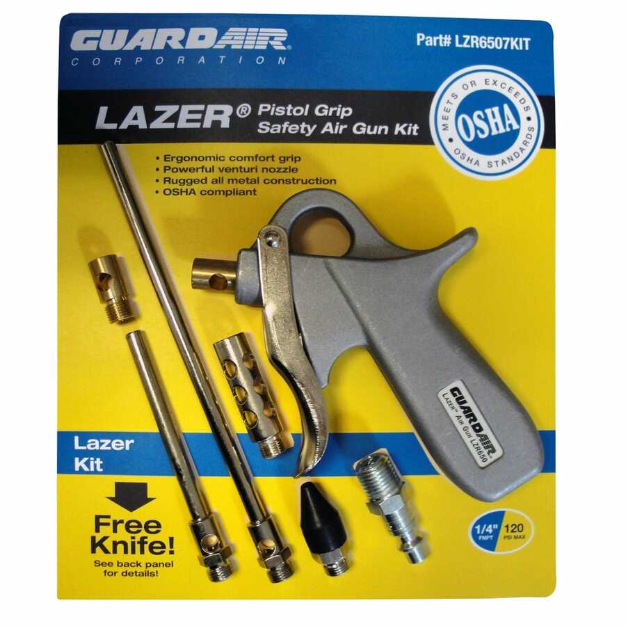 Lazer Series Pistol Grip Safety Air Gun Kit