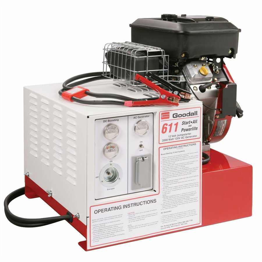 Start-All 700 Amp, 12 Volt w 2000 Watt 120 Volt AC