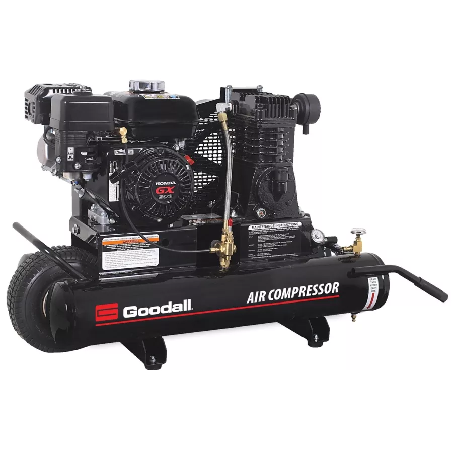Portable Air Compressor, 13.1 cfm, 1 stage