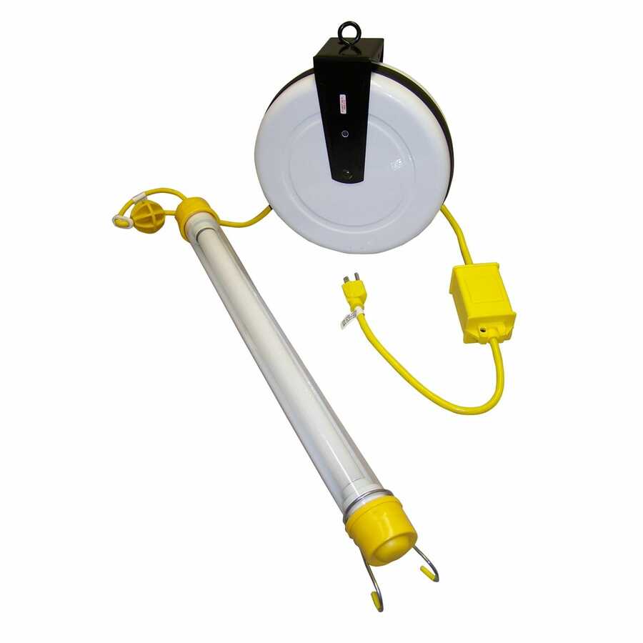 Fluorescent Light - 15 Watt, 40 Ft Reel w/Switch, w/In-line Bal