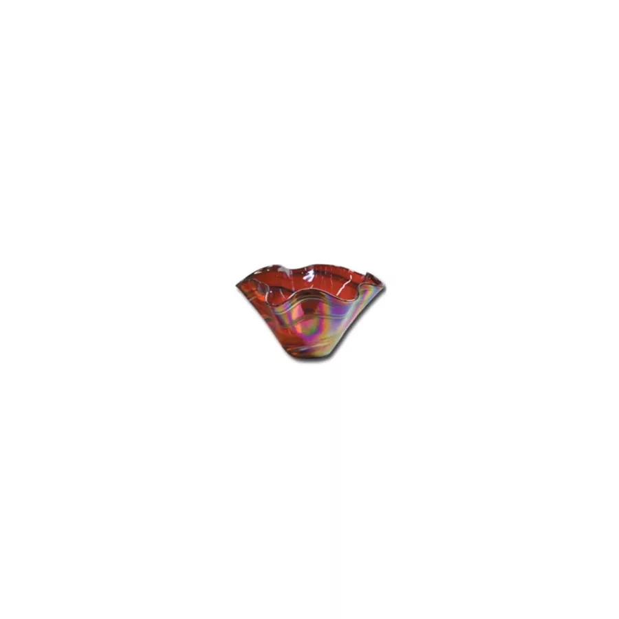 Red Crystal Glass Bowl