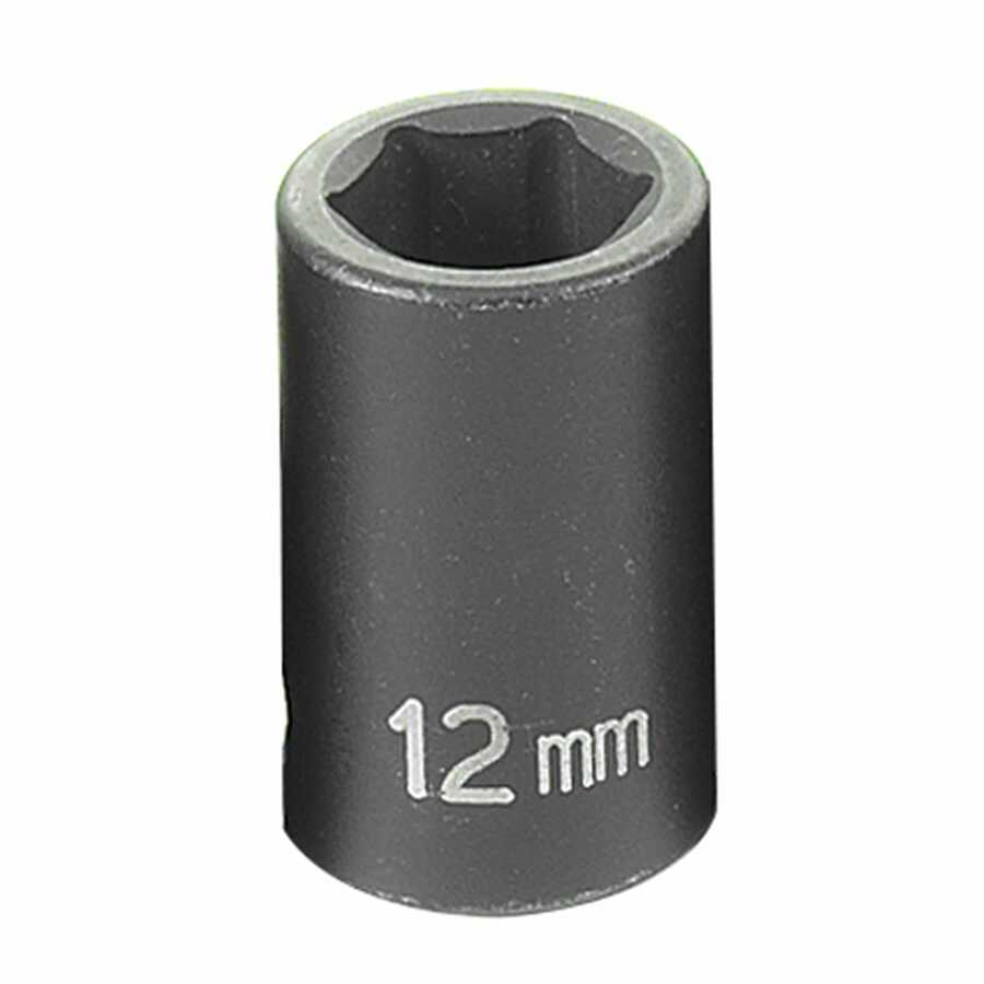 Grey Pneumatic | 1012M | 3/8" Drive 12mm High Torque Impact Socket