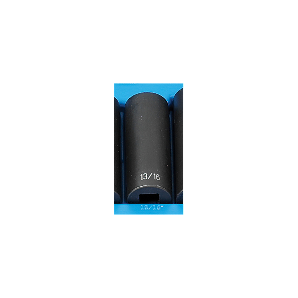 1/2" Drive x 13/16" Deep - 12 Point Impact Socket