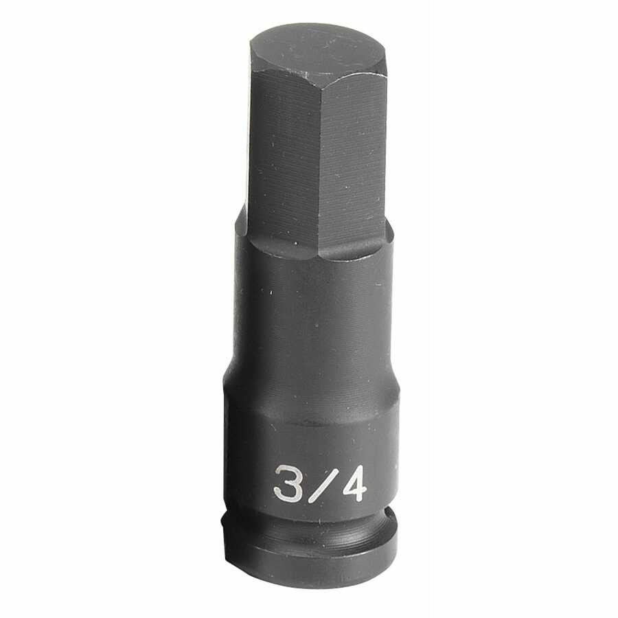 1/2 In Dr Impact Hex Driver - 3/4 In