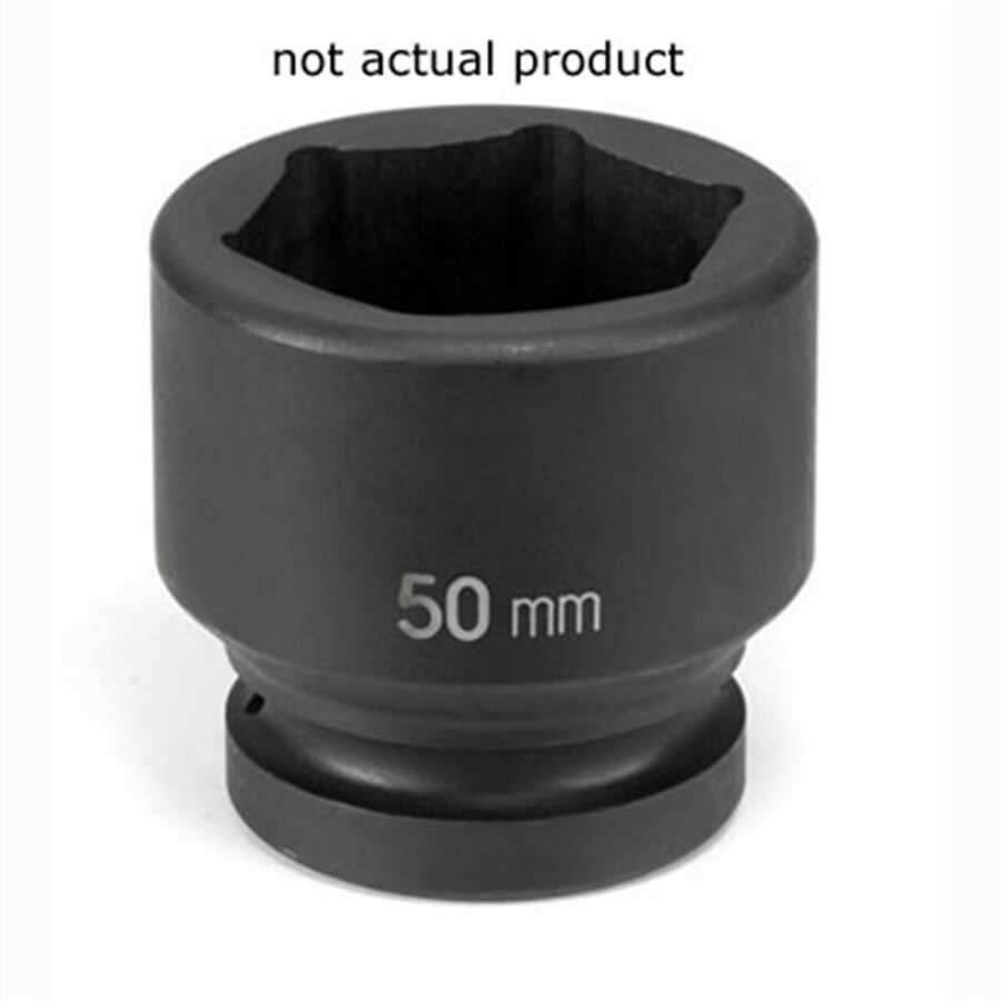 35mm Hex Size Standard Length Metric 1" Drive Impact Socket