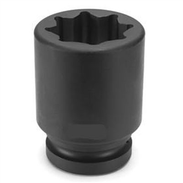 1 In Drive 8 Pt Double Square/Railroad Deep Impact Socket - 1-3/