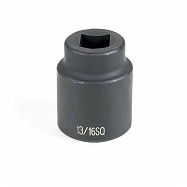 #5 Spline Drive 4-Point (Square) Impact Socket - 15/16 In