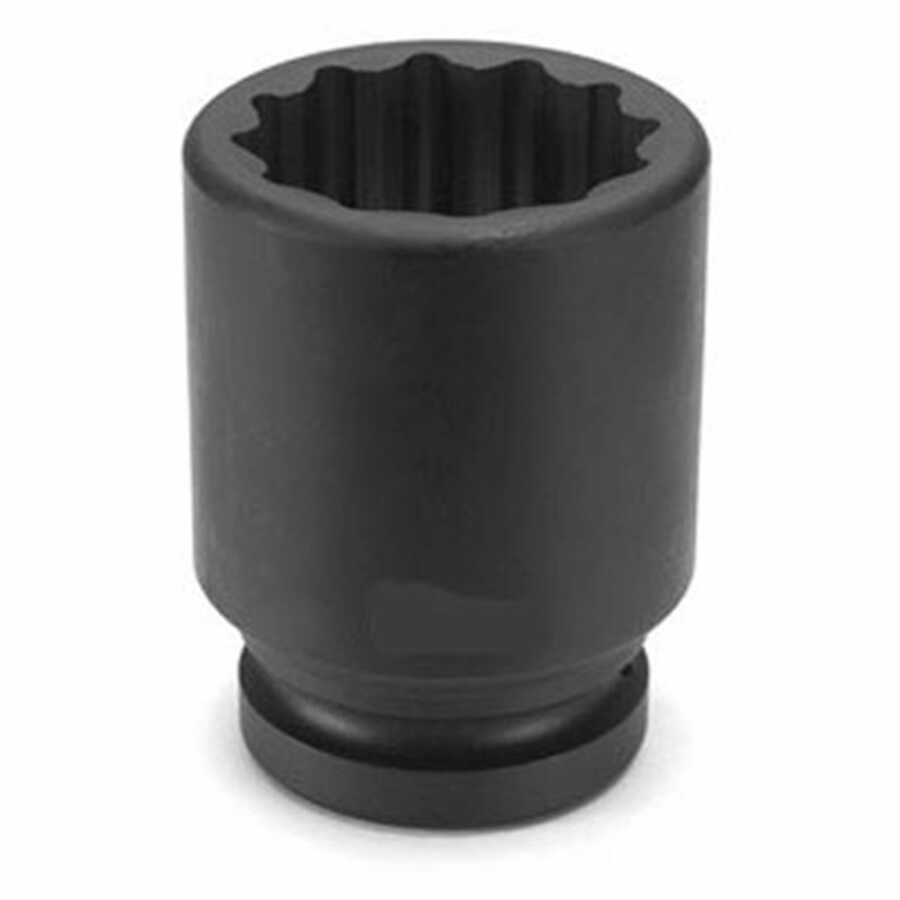 1-1/2" Drive x 100mm Deep - 12 Point Impact Socket