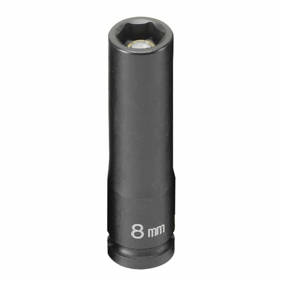 1/4" Drive 8mm Magnetic Deep Impact Socket