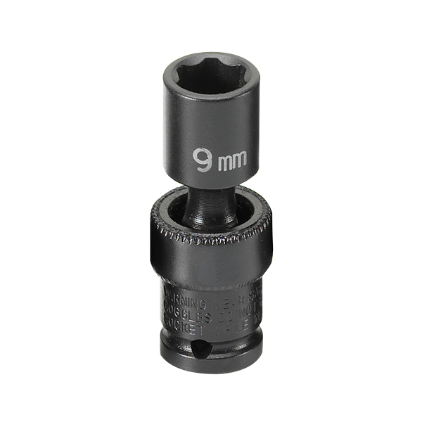 1/4" Surface Drive x 9mm Standard Impact Swivel Universal Socket