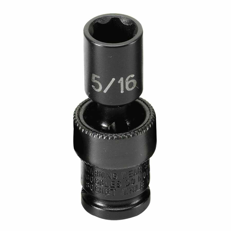 1/4" Surface Drive x 5/16" Standard Impact Swivel Universal Sock