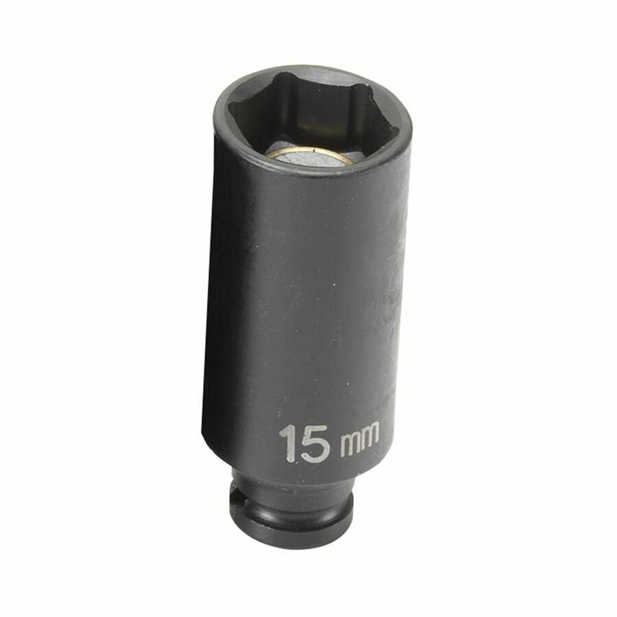 1/4" Surface Drive x 15mm Deep Magnetic Impact Socket