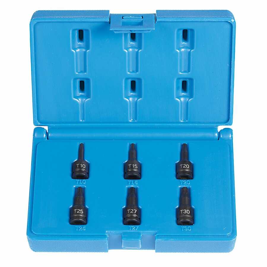 1/4 In Dr Internal Star Impact Socket Set - 6-Pc