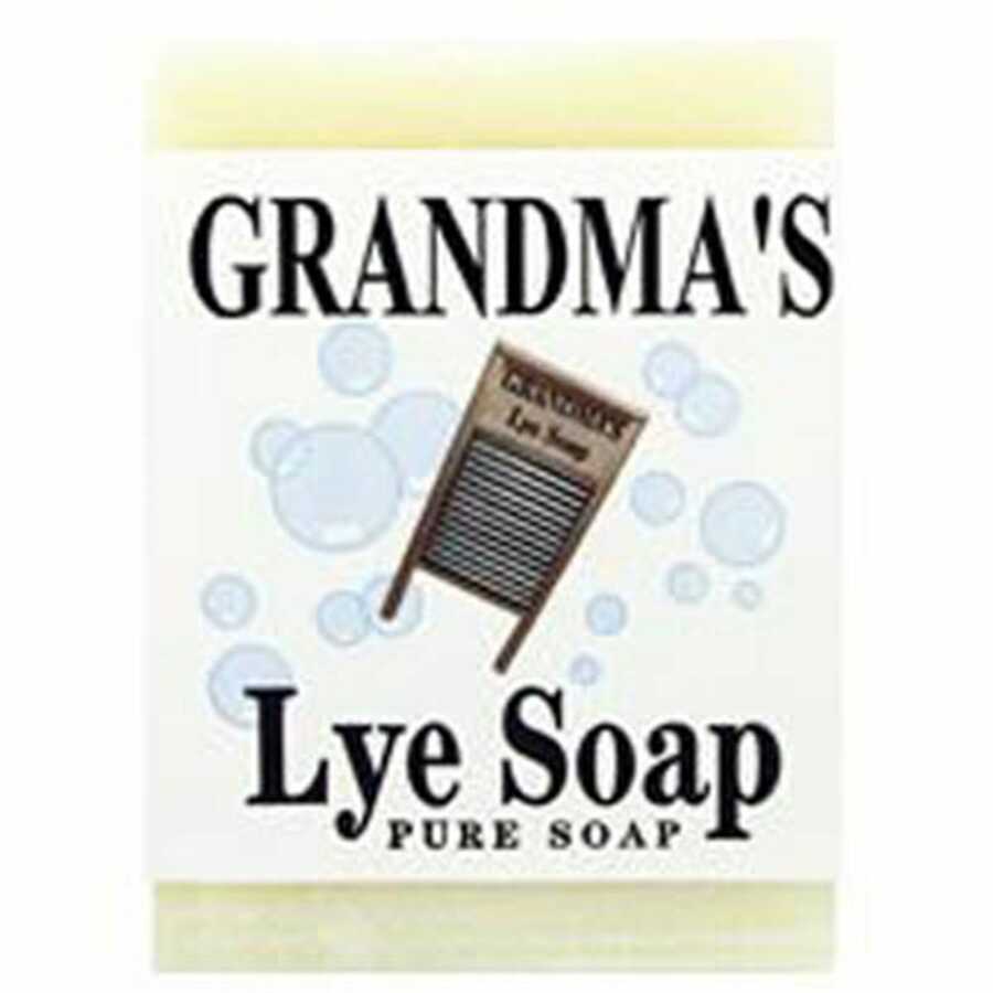 Grandmas Lye Soap 6oz Bar (18 Pack)