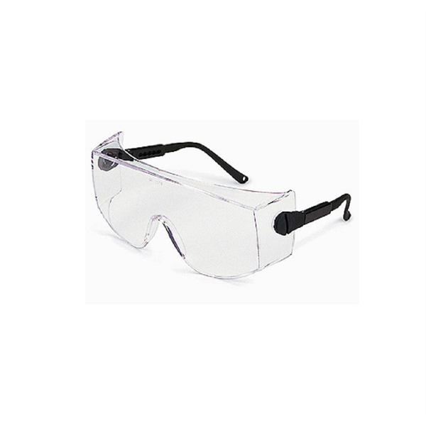 Coveralls Safety glasses Clear