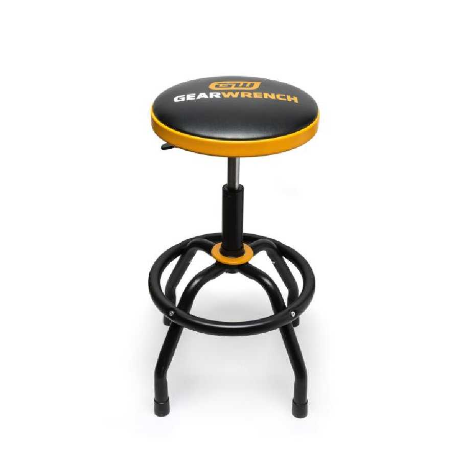 Adjustable Height Swivel Shop Stool 26" to 31"