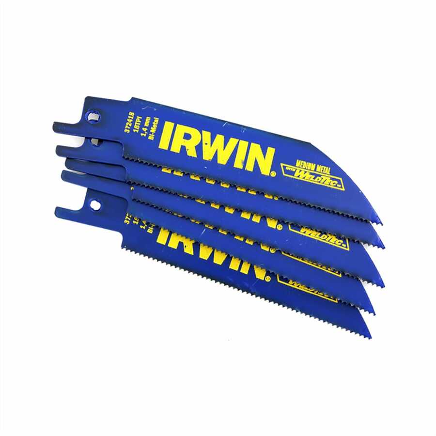 Recip Blades 4" 18TPI 5pk