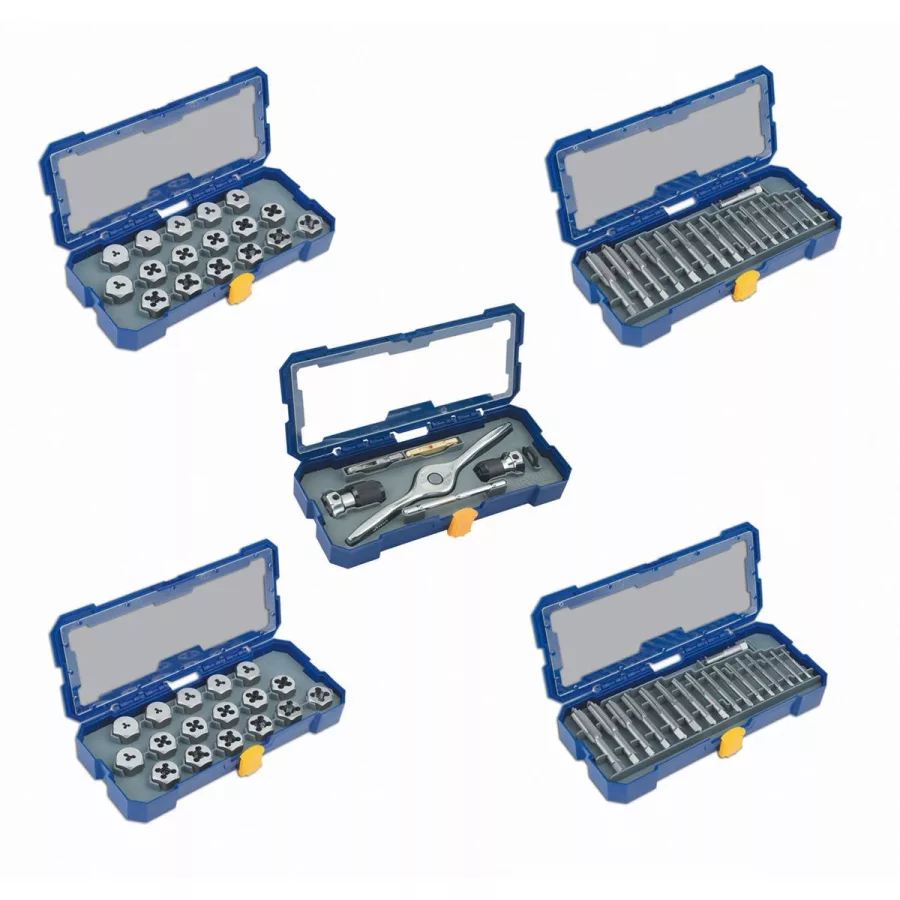 SAE & METRIC PLUG TAP DIE DRIVE SET