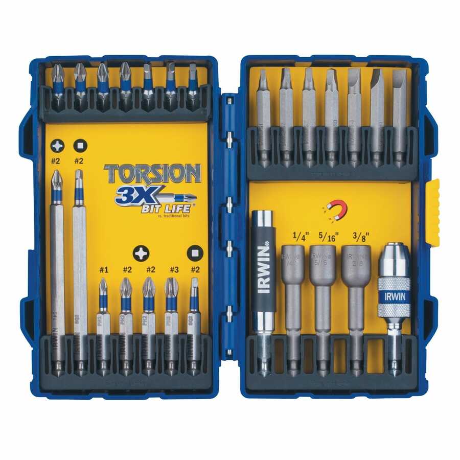 26pc TORSION POWER BIT PRO-SET
