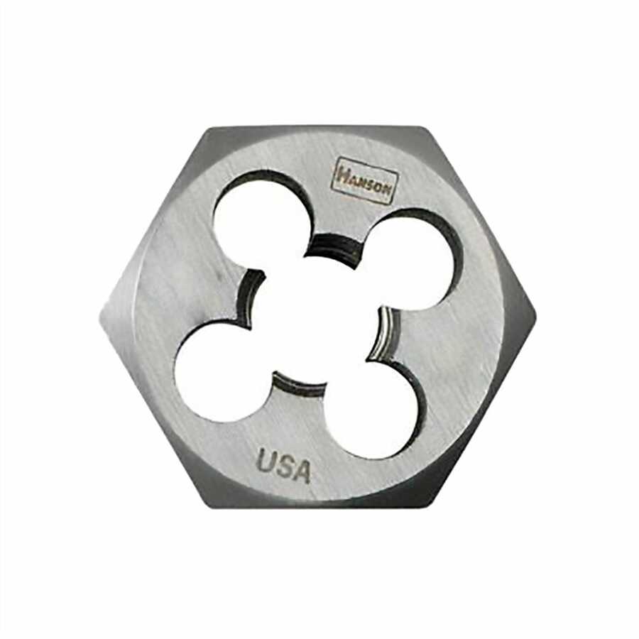 High Carbon Steel Hexagon Taper Pipe 1" Across Flat Die 1/4"-18